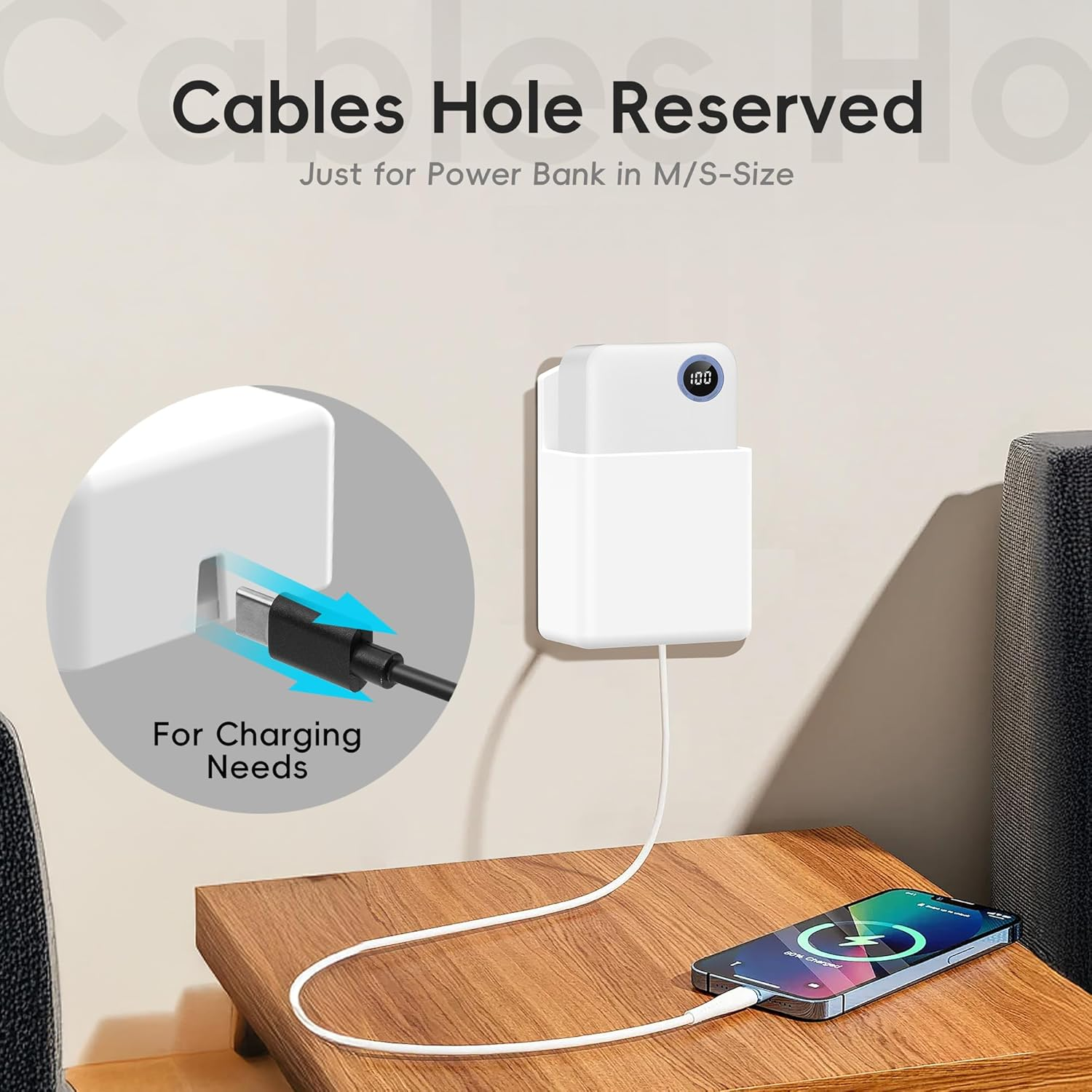 DRQ 2Pc Adhesive Remote Control Holder, Wall Mount TV Controller Holder, TV Remote Organizer, Wall Pen Holder Desk Accessories Storage for Home Office School (2PC White)