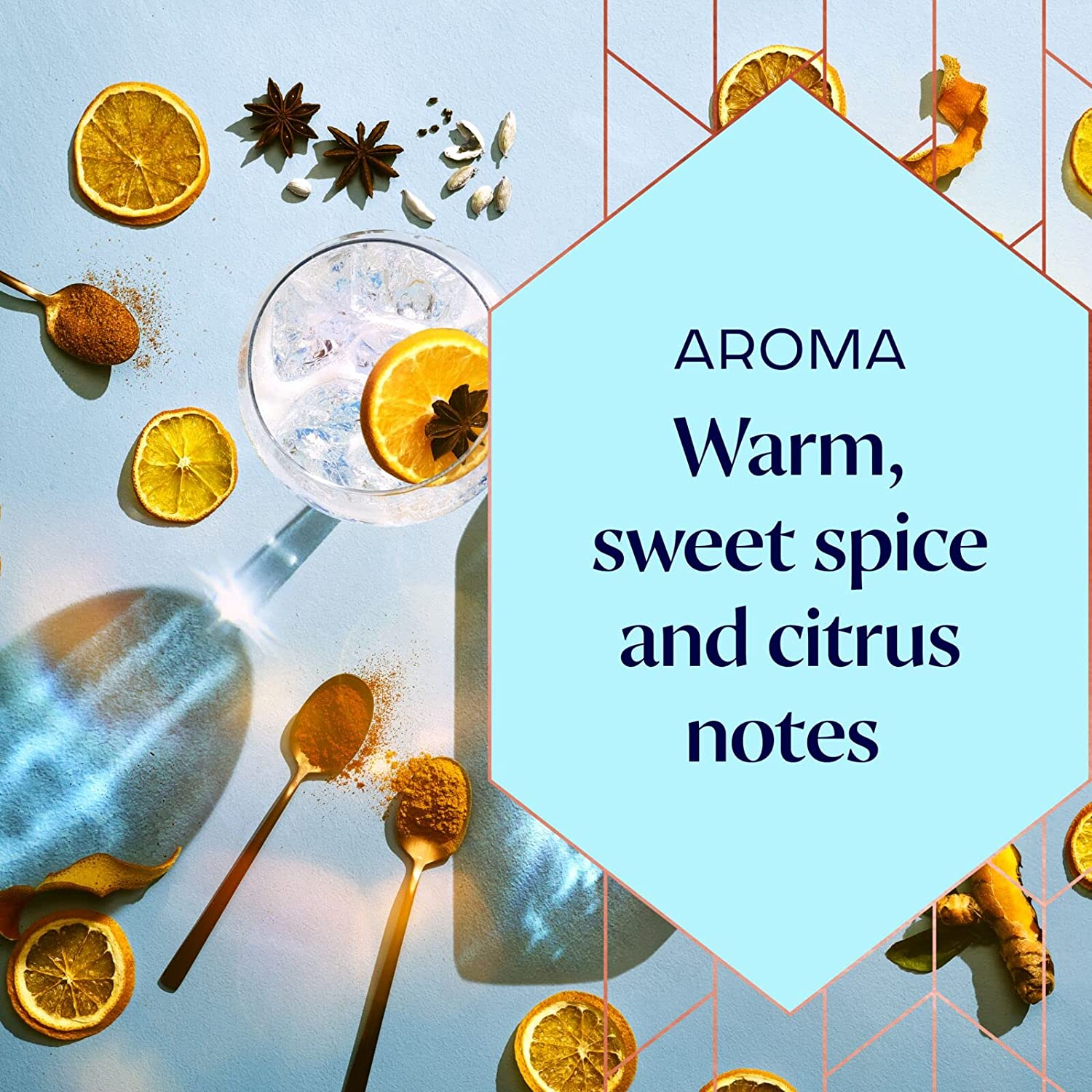 Bombay Sapphire Sunset Limited Edition Premium London Dry Gin, 43% ABV, 70Cl, Vapour Infused with White Cardamon, Tumeric & Sun-Dried Mandarin, 700Ml