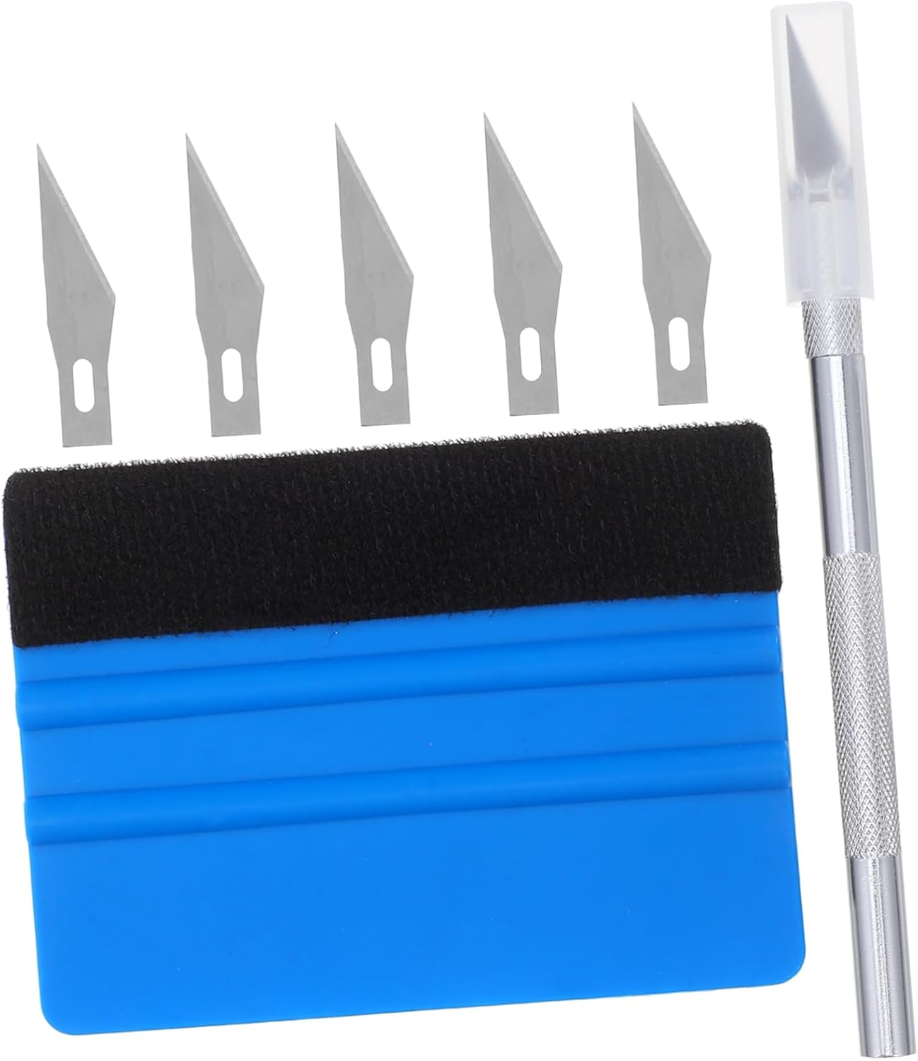 GLEAVI 1Set Car Wrapping Tool Kit Automotive Vinyl Application Squeegee Utility Cutter Blades for Window Tinting and Vinyl Wrap Projects image number 3