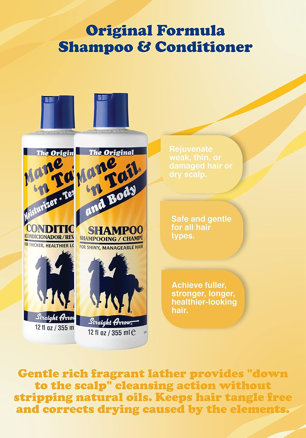 Mane 'N Tail Shampoo and Conditioner, 2 X 355Ml image number 3