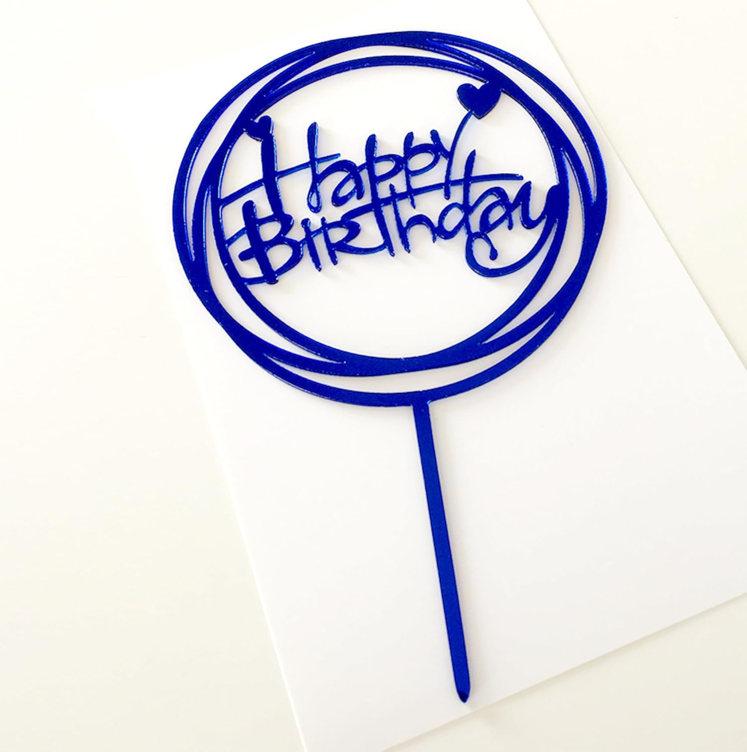 Happy Birthday Cake Topper, Happy Birthday Cake Bunting Decor,Birthday Party Decoration Supplies，Photo Booth Props (Rainbow, Multicolour)