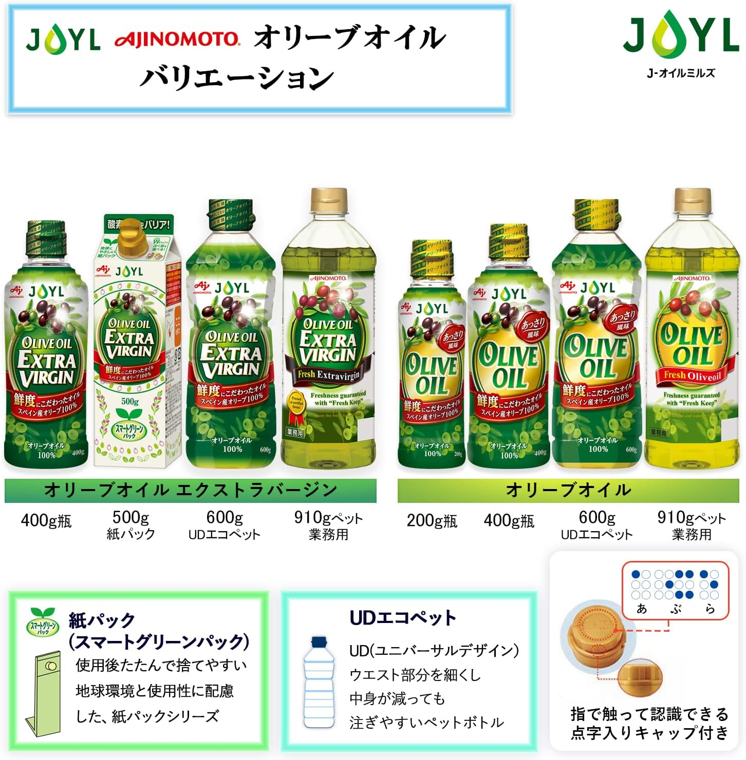 JOYL Ajinomoto Olive Oil (100% Olive Oil) Bottle, 7.1 Oz (200 G) image number 4