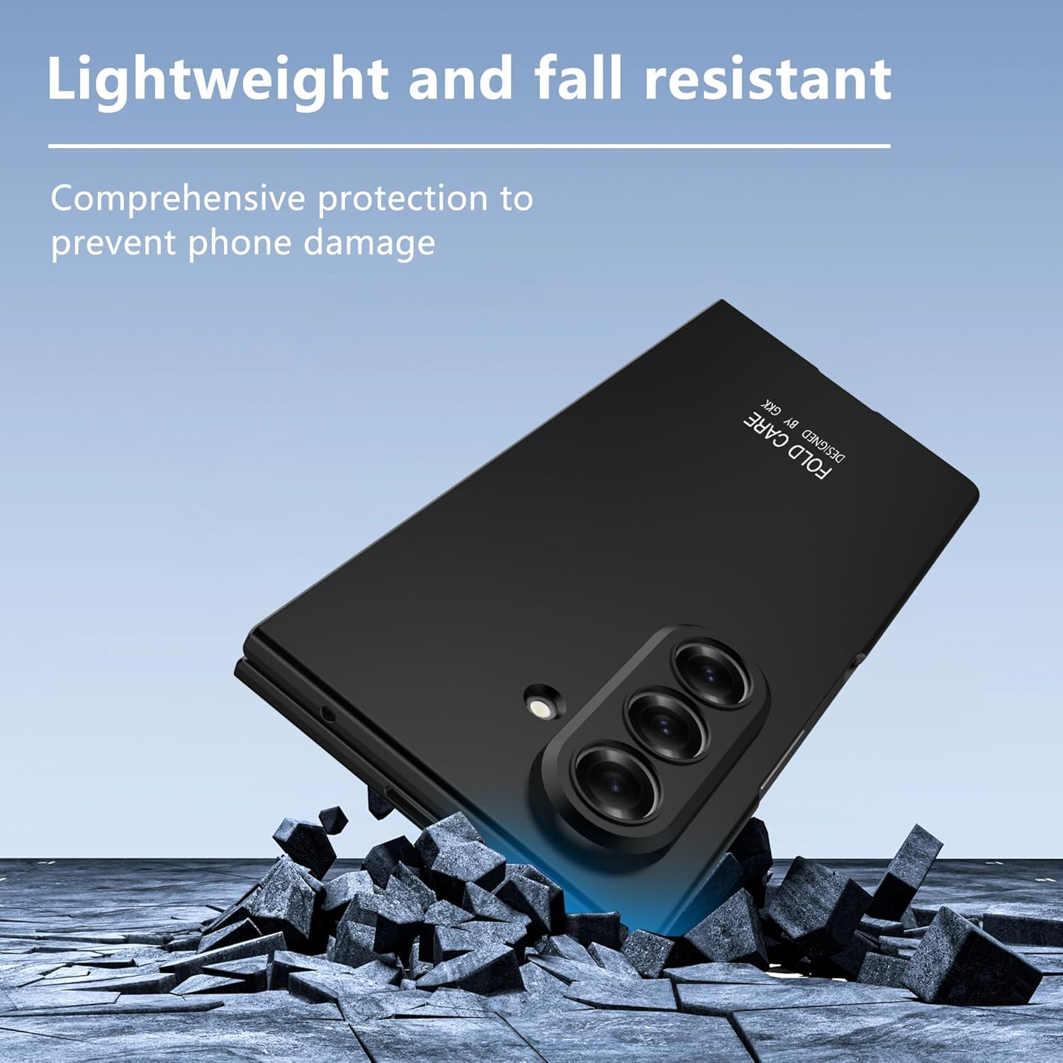 Anoowkoa Case for Samsung Galaxy Z Fold 7 Ultralight Ultra Thin Scratch-Resistant Non-Slip Camera Protection Matte Texture Hard PC Mobile Phone Case for Z Fold 7 [Matte Black] - Samsung Z Flip 7 image number 3