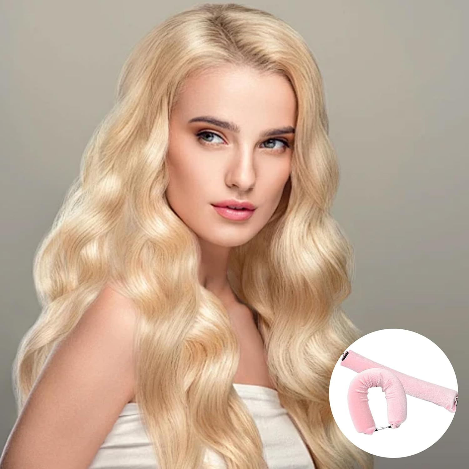 Pack of 3 Heat-Free Curls - Heatless Curls Band, Curls without Heat for Long Hair & Overnight Use image number 1