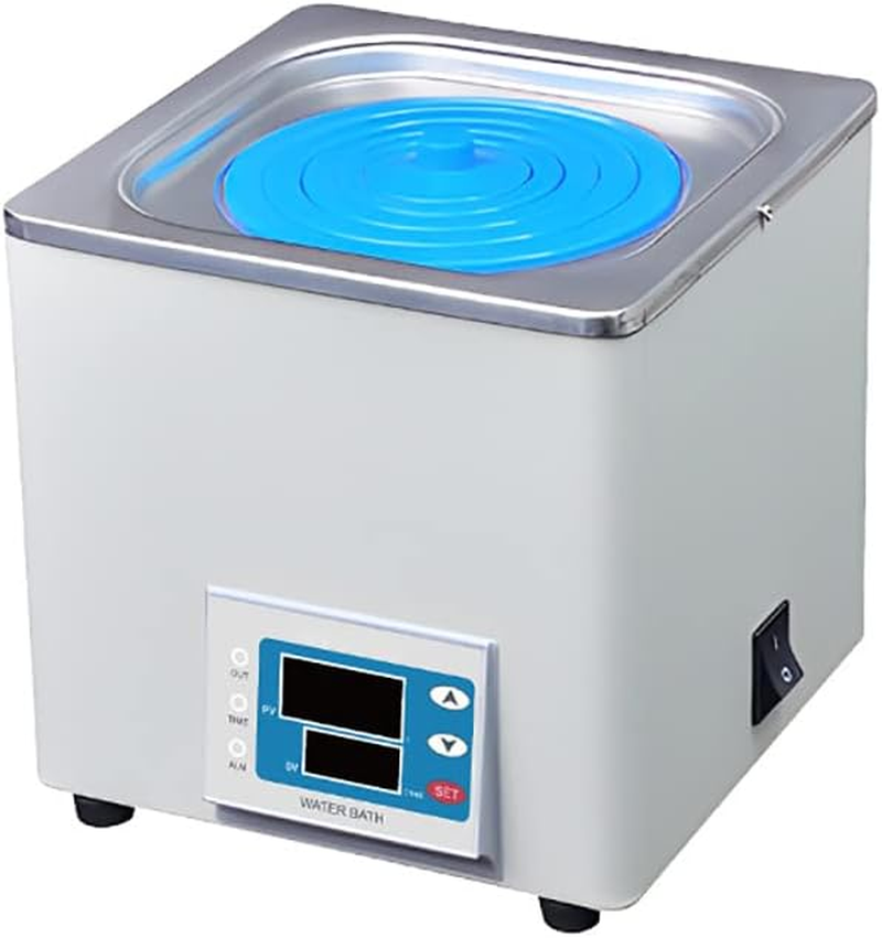 Lab Water Bath Digital Thermostatic Water Bath Heater Stainless Steel Single-Hole Water Bath Pot for Lab School Research Center image number 5