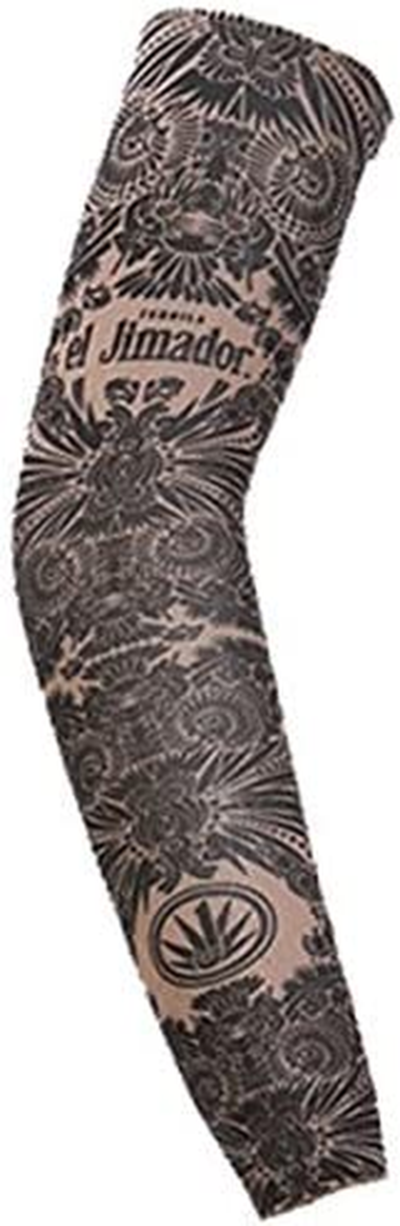 Temporary Fake Slip on Tattoo Arm Sleeve Cycling Basketball Sun Block Sleevelet for Men and Women image number 1