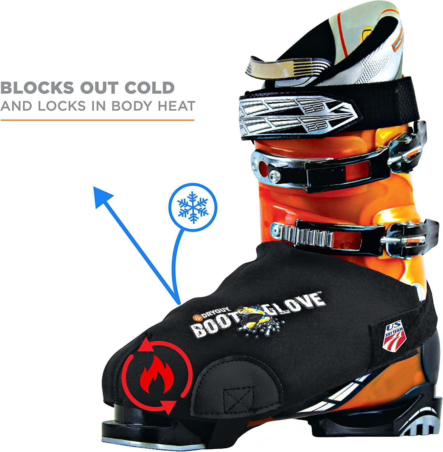 Dryguy Bootglove Ski Boot Covers, Keep Your Feet Dry and Warm image number 3