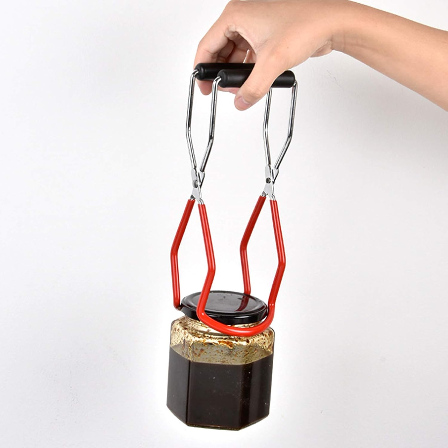 Canning Jar Lifter Tongs, Canning Jar Lifter, 2Pcs All Kinds of Cans for Feeding Bottle Avoiding Burns image number 1