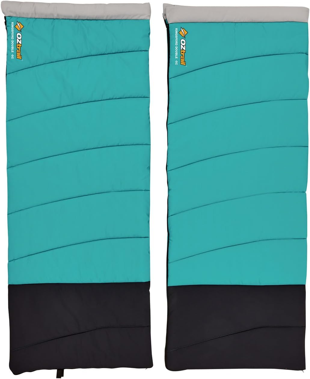 Oztrail Kingsford Double Sleeping Bag, Outdoor Camping, Double Occupancy, +5 Temperature Rating image number 5