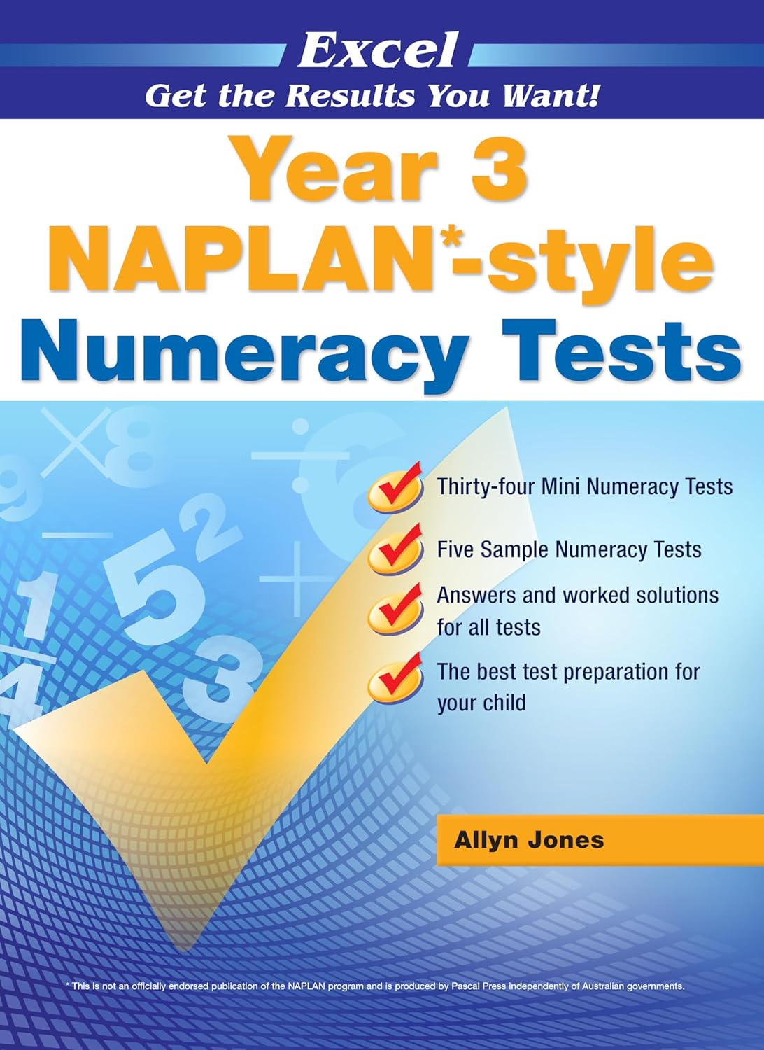 Excel Naplan*-Style Numeracy Tests Year 3