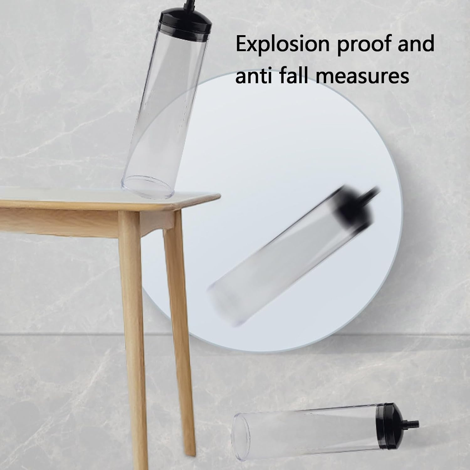 Manual Penis Pump with Realistic Pussy & Silicone Sleeve - 22Cm Extra Long Vacuum Pump for Men, Male Masturbator, Penis Extender, and Erection Enhancer - Discreet Packaging