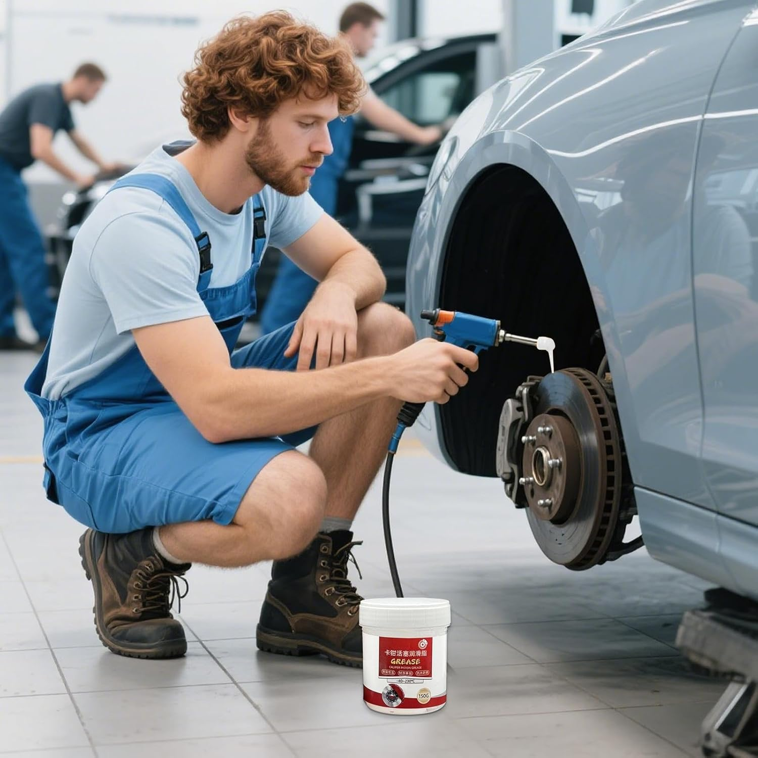 Brake Lubricant,150G anti Seize Automotive Lubricating Compound,Disc Brake Grease - for Motorcycle Car Truck SUV Wheel Disc Pin Workshop Garage Maintenance image number 1