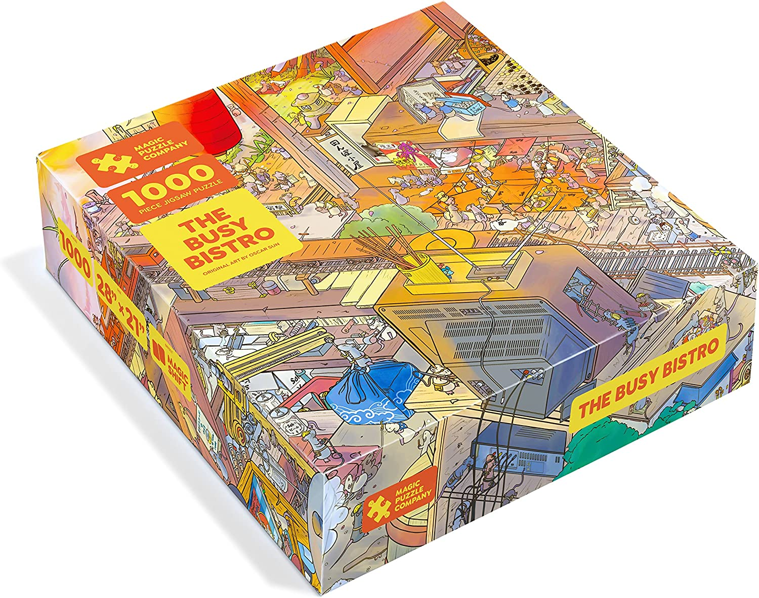 Magic Puzzle Company the Busy Bistro - 1000 Piece Jigsaw Puzzles from The