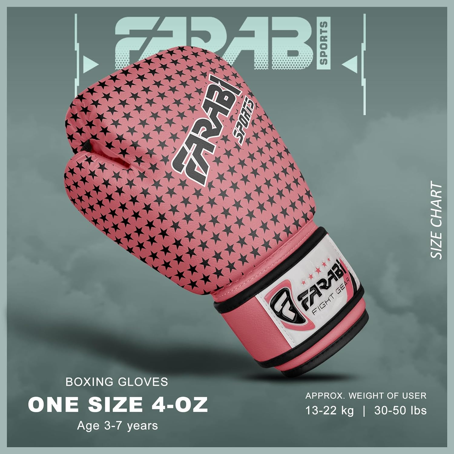 Farabi Sports Kids Boxing Gloves Kickboxing Muaythai Punching Bag Training 4-Oz 6-Oz 8-Oz Gloves Pair image number 6