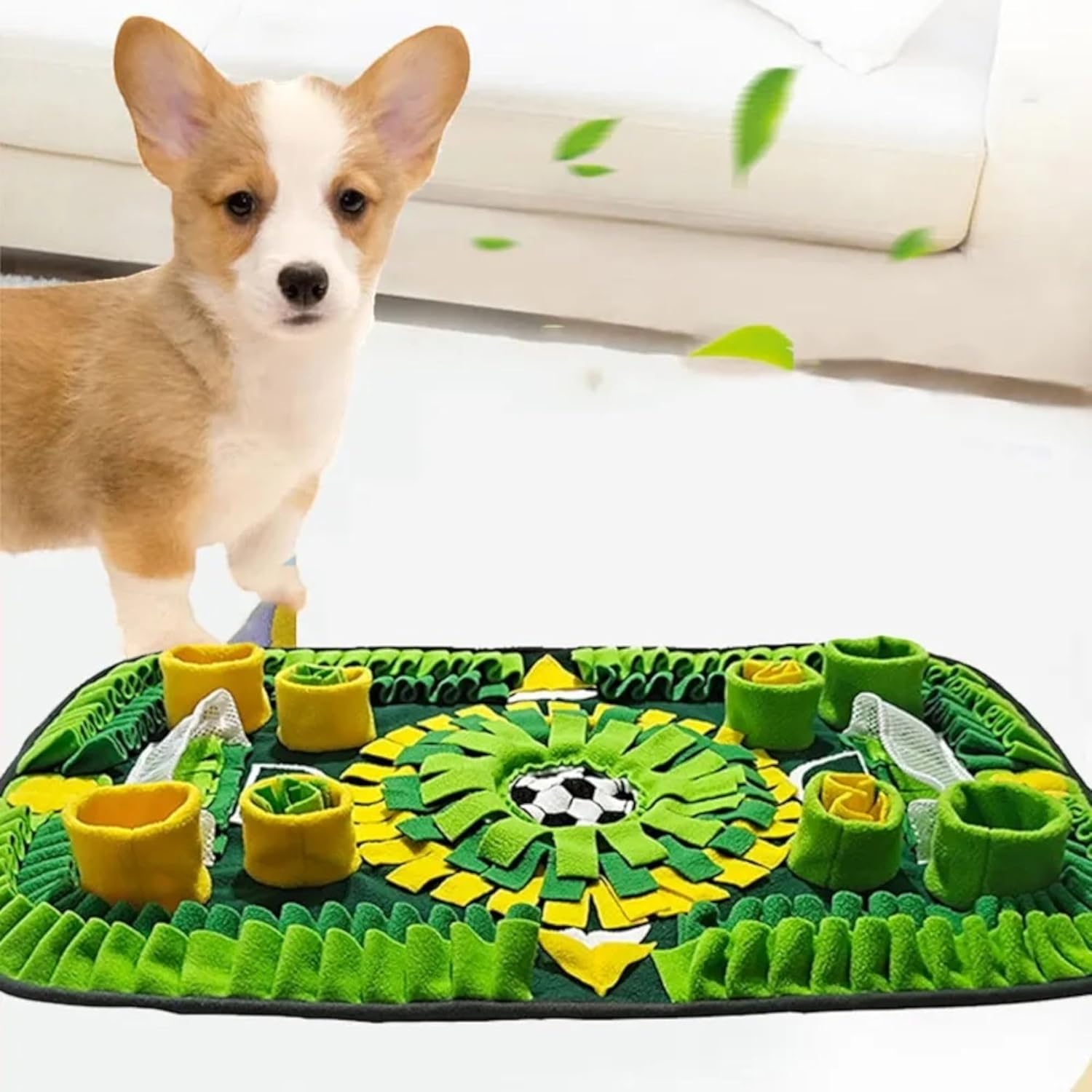 ROY Sniffing Rug for Dogs and Cats, Food Sniffing, Feeding Mat, Sniffing Mat, Dog Puppy Training Mat for Slow Feeding, Dog Game Training Mat - Intelligence Toy for Dogs image number 1