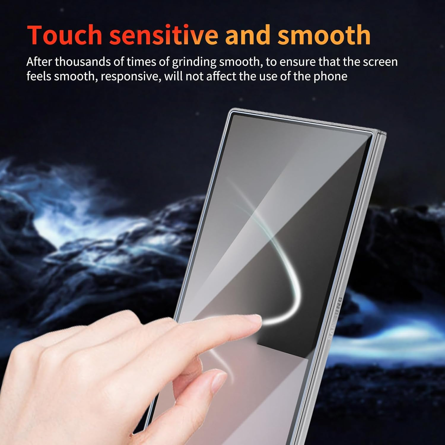 YUXINDZ Pack of 2 Screen Protectors for Samsung Galaxy Z Fold7, Screen Protector Glass Film 9H Hardness Anti-Scratch, Bubble-Free, HD Clear image number 3