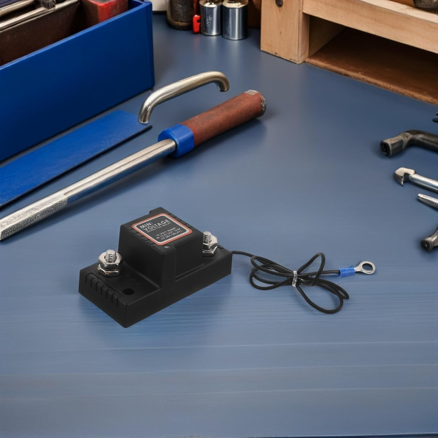 Baluue Mini Battery Isolator Automotive Isolator for Motorcycle Motorbike Go-Kart Voltage Sensitive Relay Power off Switch image number 2