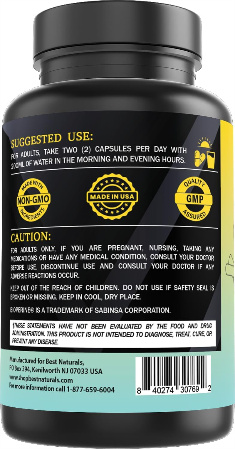 Best Naturals Day-To-Day Kidney Support with Cranberry Fruit, Vitamin C, B12, D-Mannose, Uva Ursi, Juniper Berry, Parsley Leaf 90 Veg Capsules image number 5