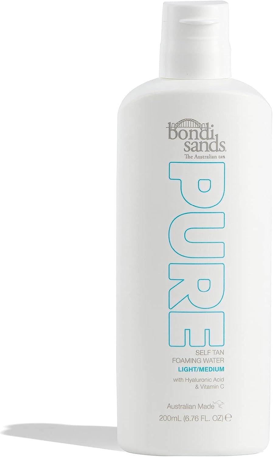 Bondi Sands Pure Self Tan Foaming Water 200 Ml, Light/Medium