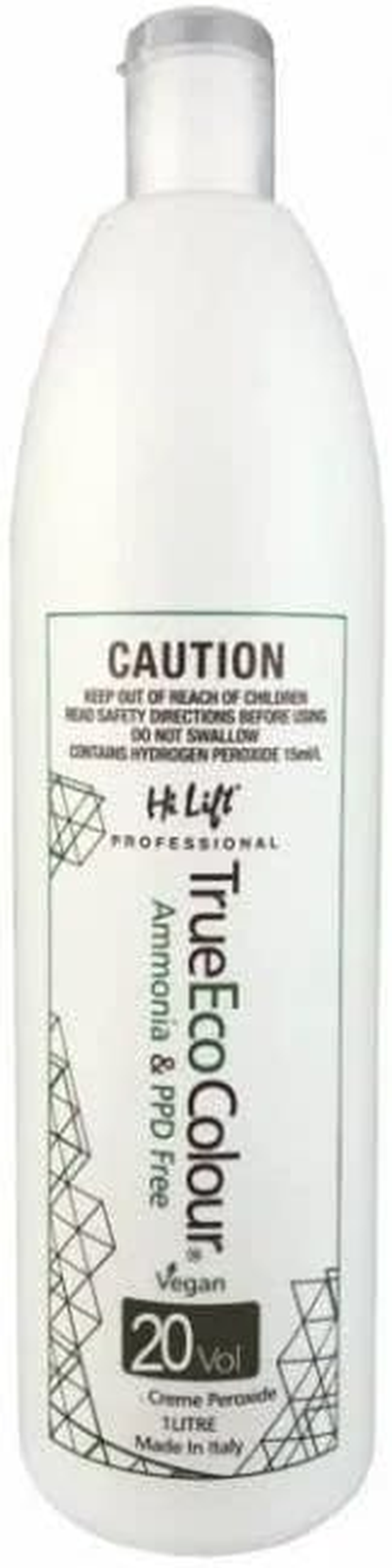 Hi Lift True Eco Hair Colour Cream Peroxide, TE20V, 1000 Millilitre