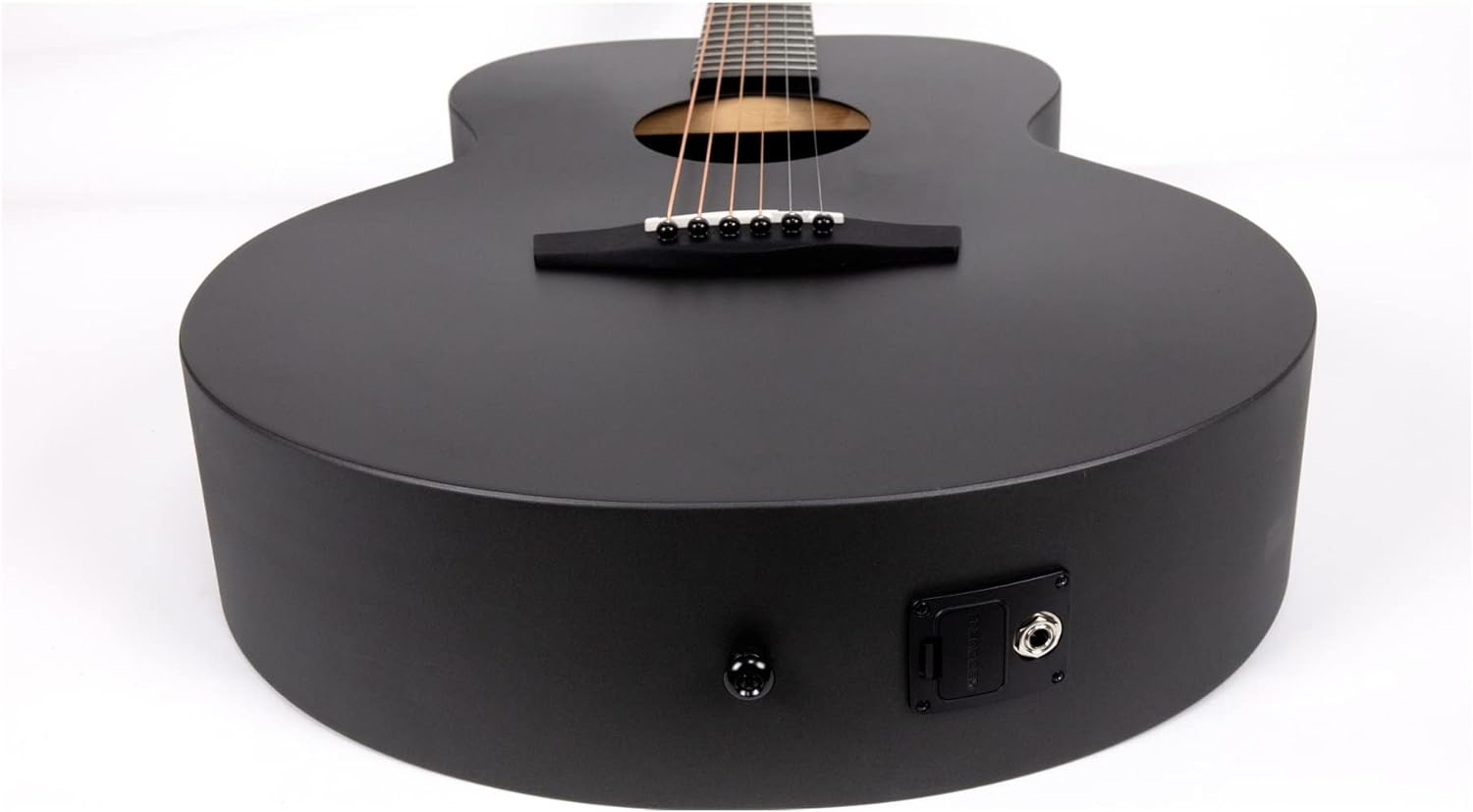 Enya EA-X0 41" HPL Spruce & KOA Acoustic Electric Guitar - Pickup/Eq - Black image number 3