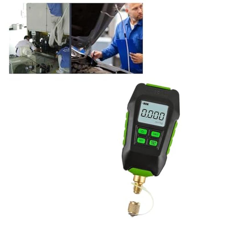 Digital Micron Vacuum 0‑10000Pa, Digital Pressure Tester Meter HVAC IP54 - Backlit Display, 7/16Inch 20UNF Interface for Atmospheric Environment image number 3