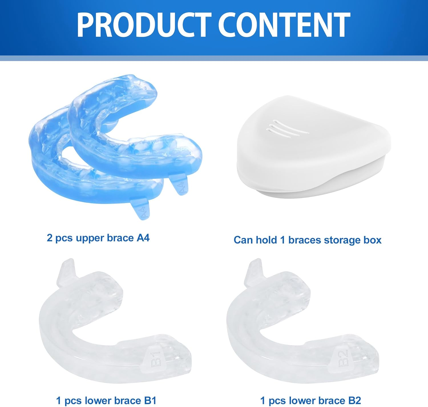Airsmart anti Snoring Mouthpiece, Moldable and Personalized anti Snoring Mouth Guard, Effective Snoring Prevention Device, Comfortable Fit for Most of Mouth, Severe Snoring Version image number 1