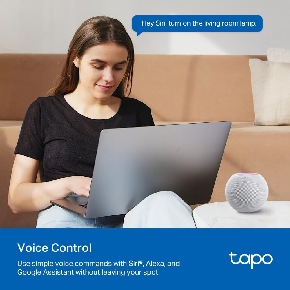 Tapo Tp-Link Smart Wi-Fi Plug, Smart Home Safety Protection , Energy Monitoring, Remote & Voice Control, Schedule & Timer, Away Mode, Energy Bills Estimation (Tapo P110M) image number 4