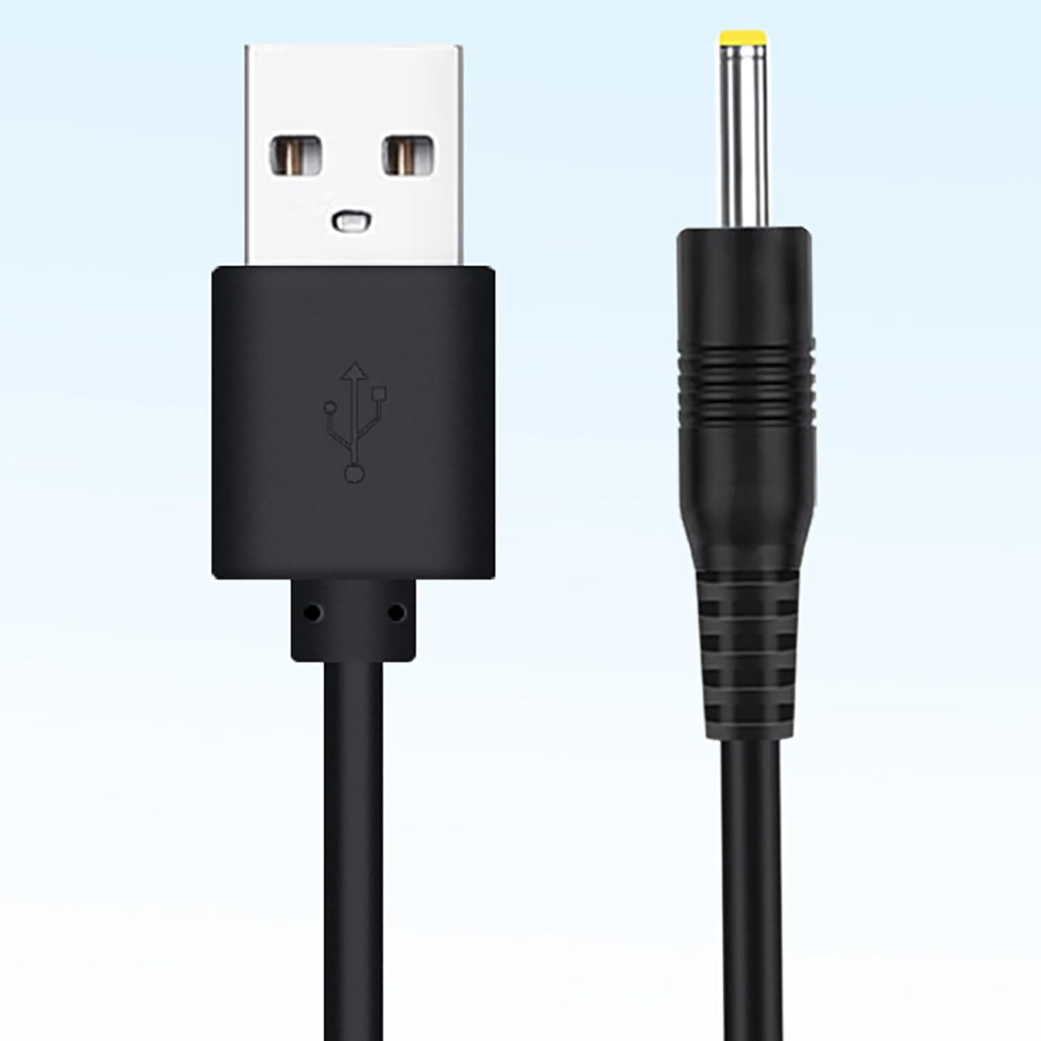 Tunghey 2Pack USB to DC Power Cord, USB 2.0 a Type Male to DC 4.0 X 1.7Mm DC Plug Connector Cable USB to 5V Power Charging Adapter (0.5M) image number 4