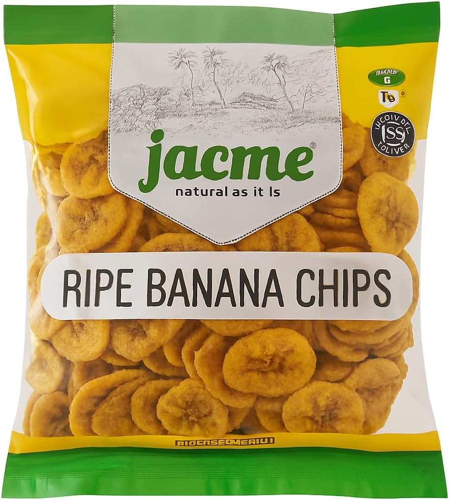 Jacme Sweet and Crispy Ripe Banana Chips- 300G