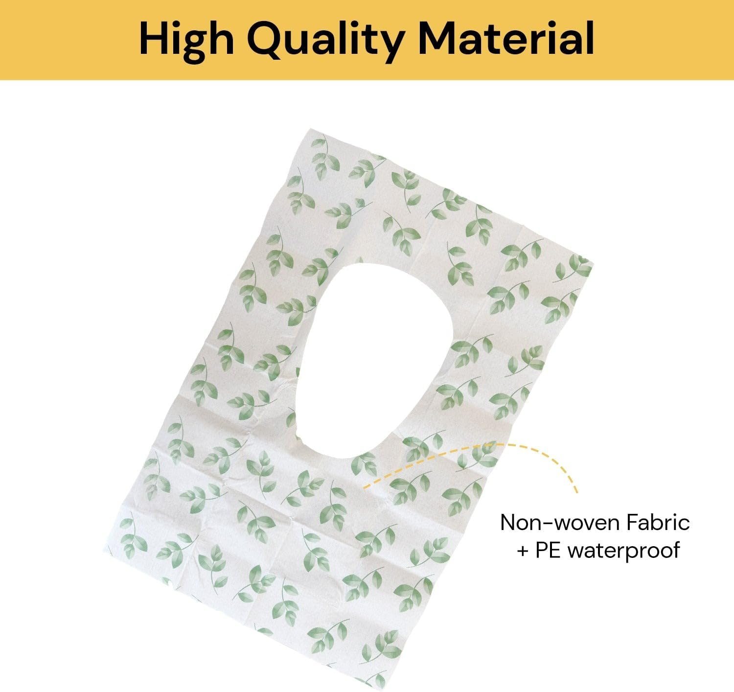 Spendeal 20 Pack Toilet Seat Cover Disposable - Waterproof, Ideal for Kids and Adults &ndash; Extra Large, Individually Wrapped for Travel, Toddlers Potty in Public Restrooms (60 * 40Cm) image number 5