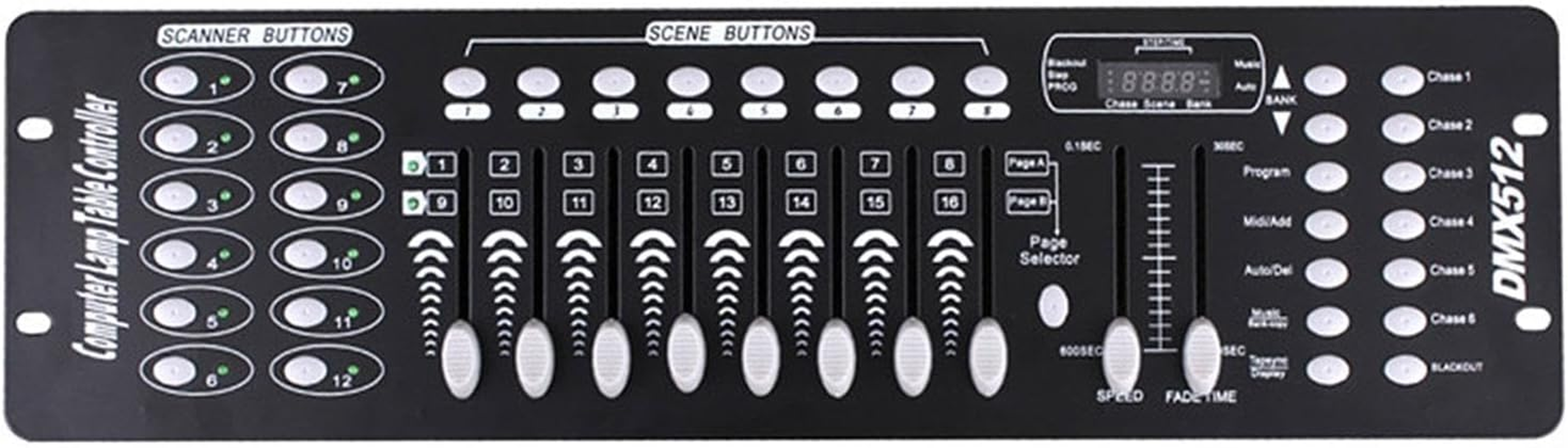 Kowaku Lighting Mixer Board Console Operator Console Controller Dmx 192 Dmx 512 DJ Light Controller for Djs Bars Moving Head Light image number 5