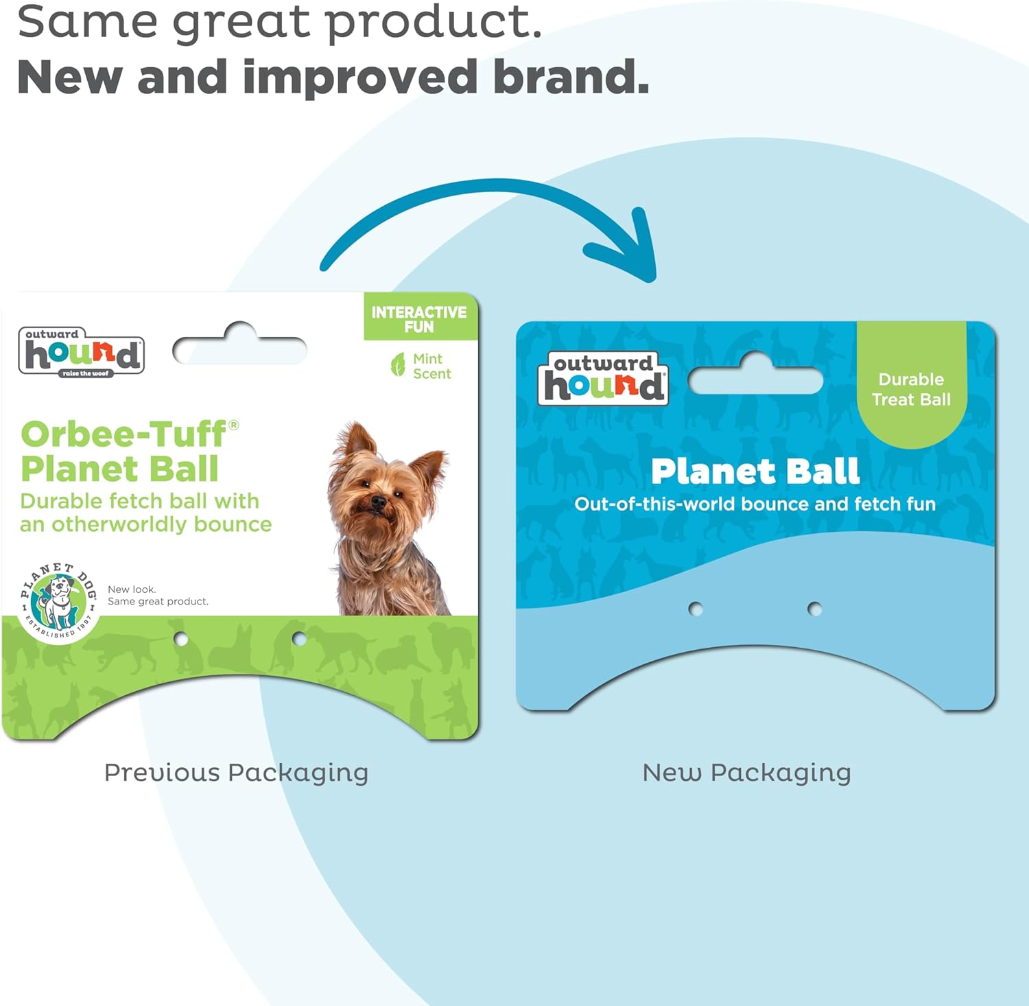 Planet Dog Orbee-Tuff Planet Ball Blue/Green Treat-Dispensing Dog Toy, Small image number 6