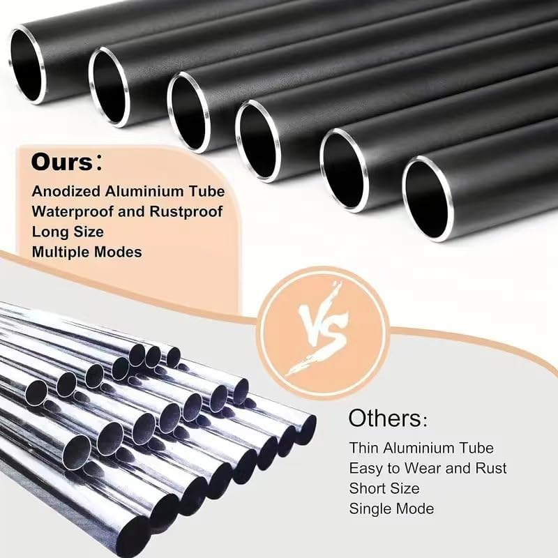 Large Aluminium Wind Chimes Outside,68 Cm Aluminum,Memorial Wind Chimes for Mother/Grandma,Suitable Outdoor Garden Patio Decor (Black) image number 5