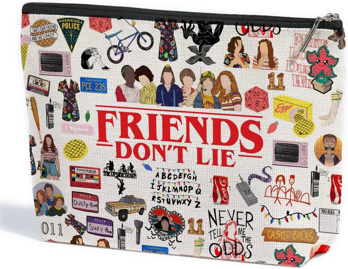 Friends TV Show Merchandise Makeup Bag Friend Gifts Friendship Gifts for Women Cosmetic Bag Christmas Anniversary Graduation Best Friend Birthday Gifts Bestie Gifts for Women Her Friends Fans Sister, image number 5