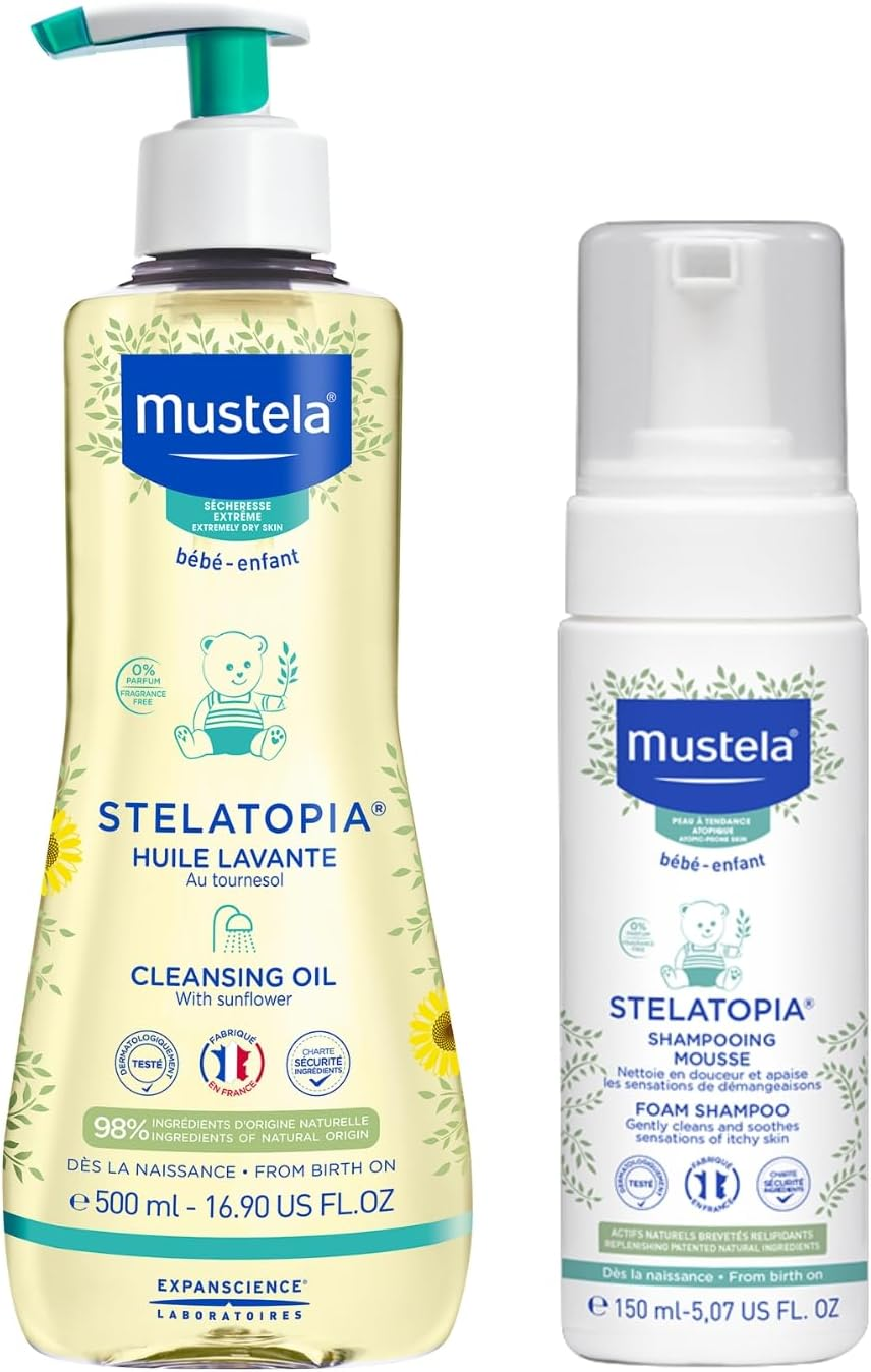 Mustela Eczema-Prone Skin Bath Time Bundle image number 4