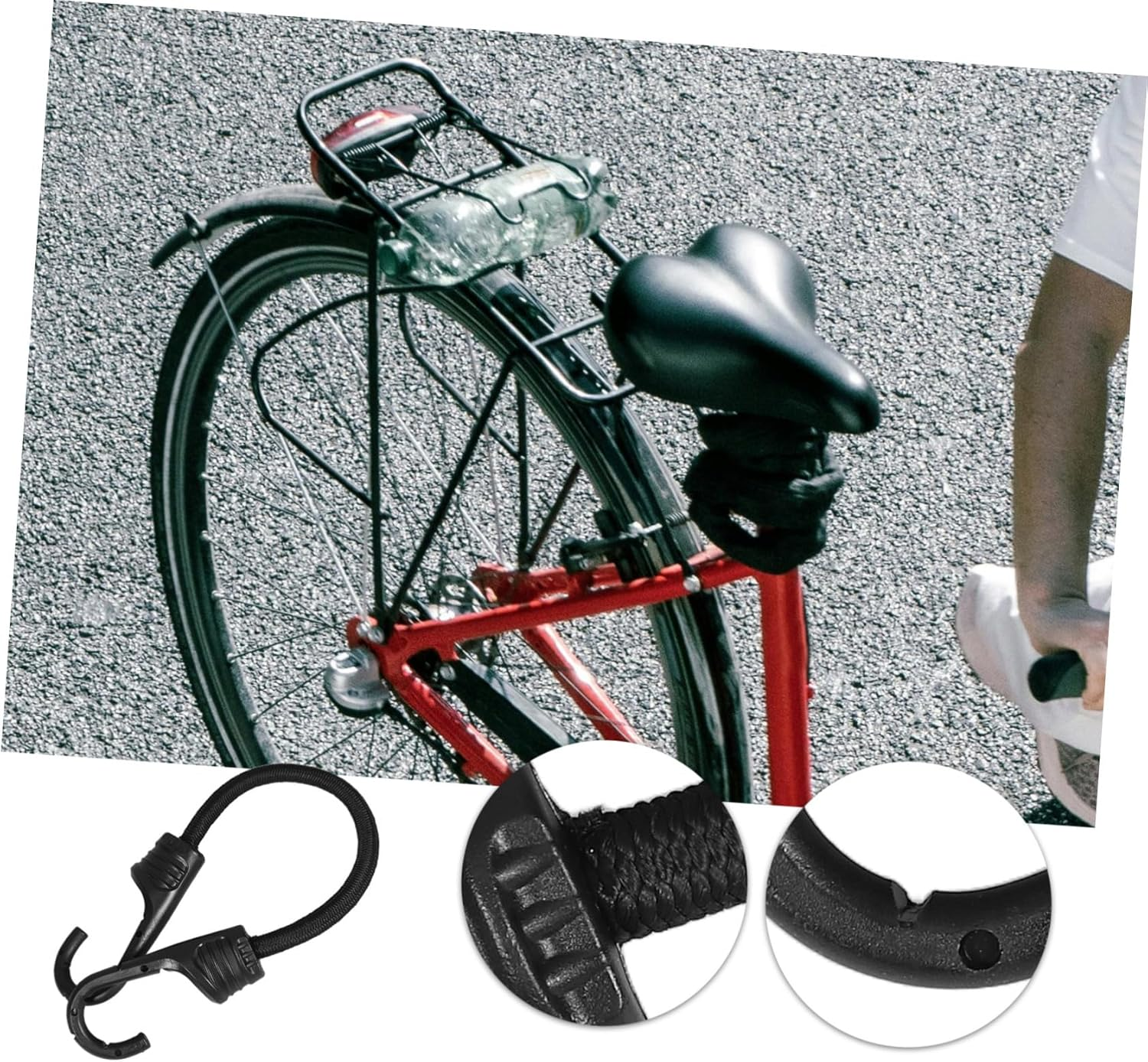 Beaupretty 12Pcs Elastic Luggage Strap Bike Hooks Bungee Cord for Secure Travel Gear and Car Trunk Organization