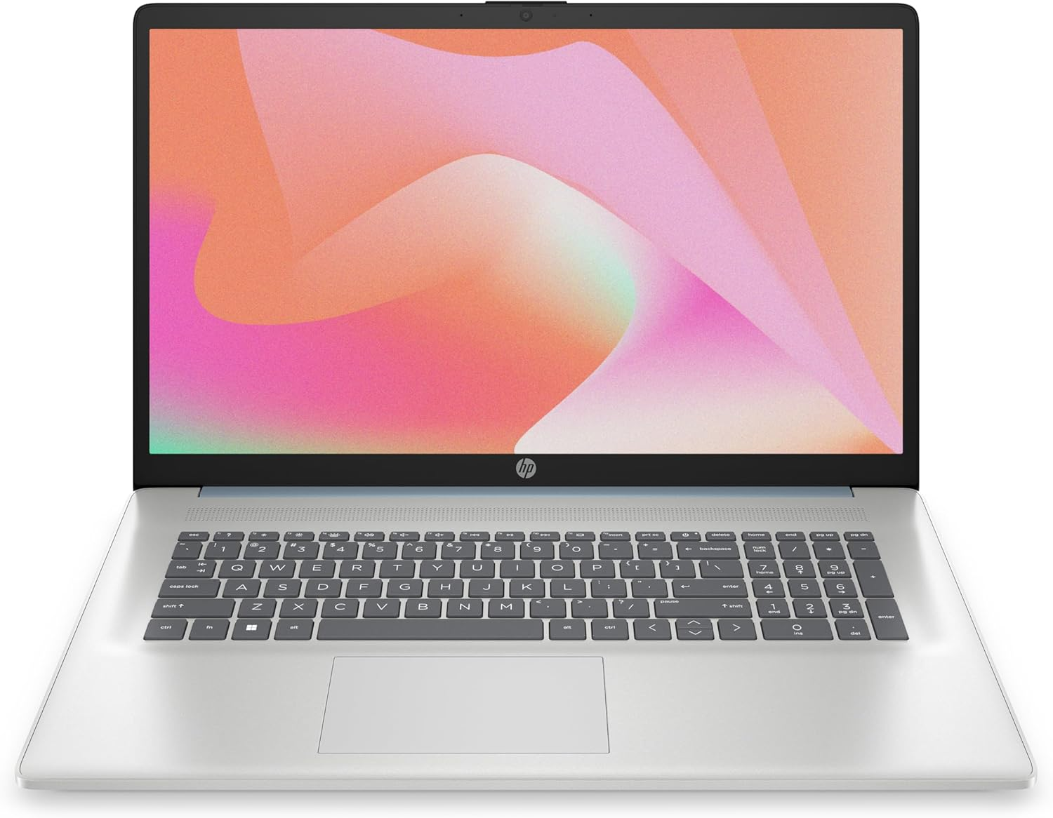HP 17.3&Prime; Laptop, FHD Display, Intel Core I5 1355U Processor, 16 GB RAM, 512 GB SSD, Windows 11 Home, Natural Silver, 9T0L1PA