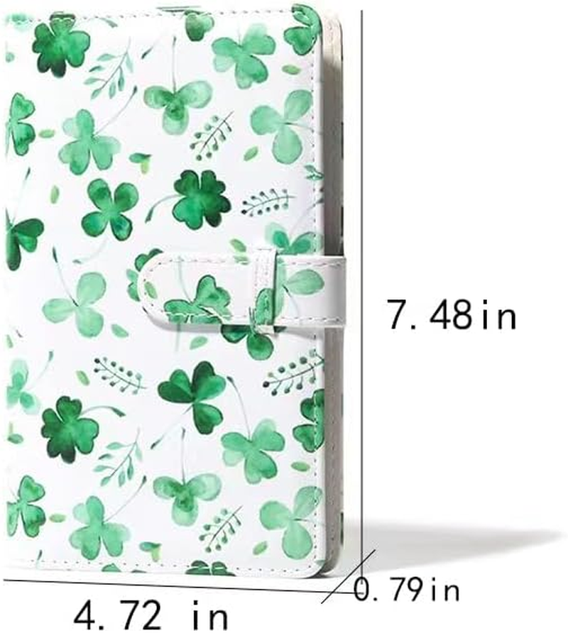 Card Case for Yoto Cards with 96 Cards Capacity 3 Pockets Doubles Side Yoto Cards Holder Storage Binder (Clover) image number 1