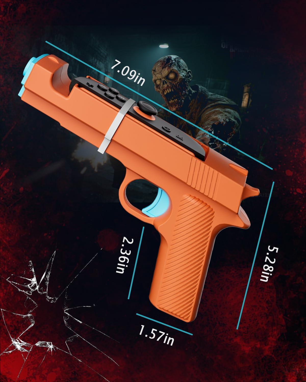 Nargos Shooting Game Gun Controller for Nintendo Switch 2, Gaming Accessory image number 3