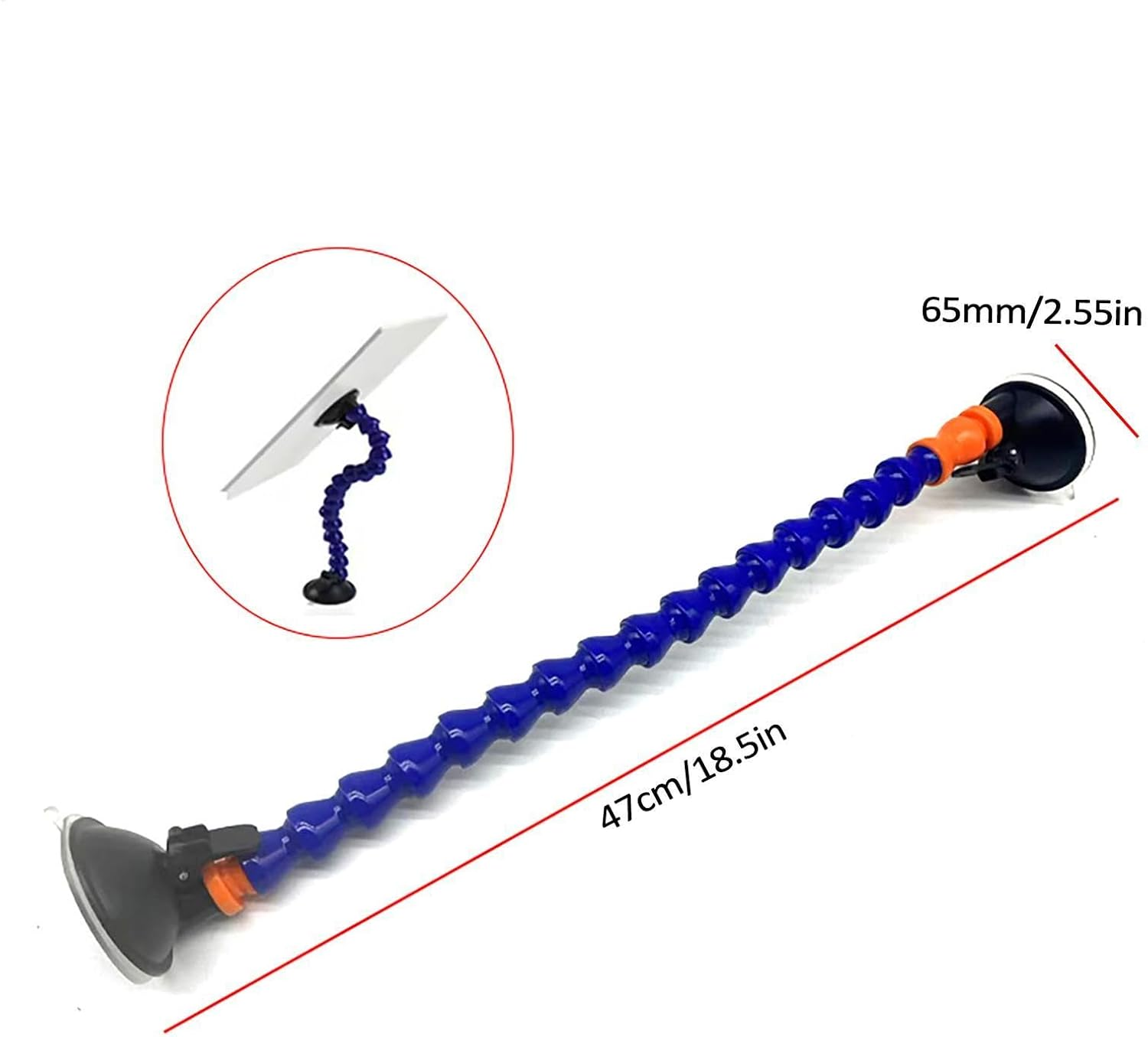 Double Head Dent Puller Tool, Strong Suction Cup Dent Remover, Car Dents Repair Tool Features Two Heads for Vehicle Body, Glass, Tile, and Mirror, 2.56 Inches image number 4