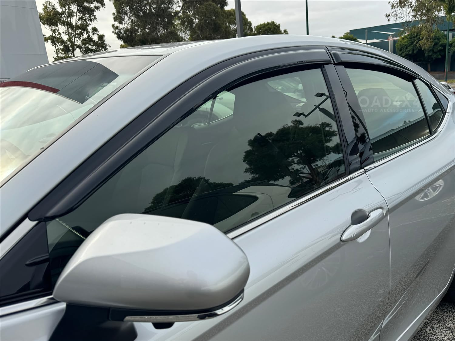 OAD4X4 Weathershields Compatible with Toyota Camry 2024-Onwards, Weather Shields Window Visors Wind Deflectors Sun Rain Guard 4PCS Set image number 2