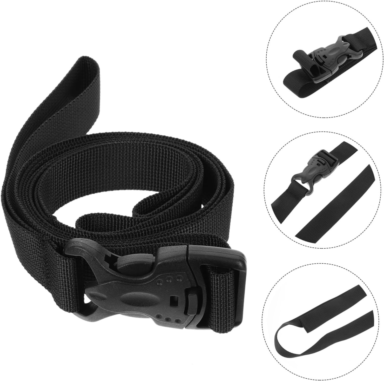 PAMINGONO Elastic Luggage Straps for Suitcases Cross Luggage Straps Buckle Adjustable image number 2