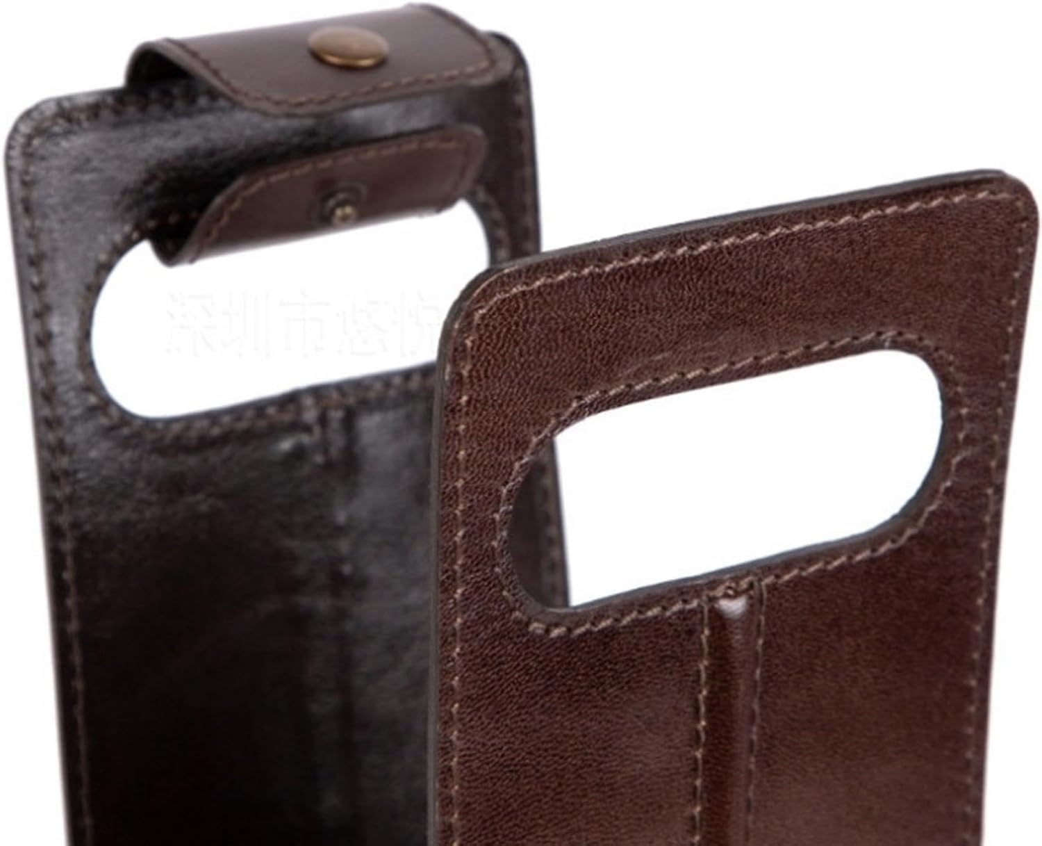 Shpuuyy Wine Cooler Picnic Bag, Single Bottle Wine Carrier, Leather Wine Tote Bag Retro Reusable Wine Bag Tote Wine Bag for Picnic, Travel, , , Wedding,40X10Cm, Coffee, Refer To - Brown image number 7