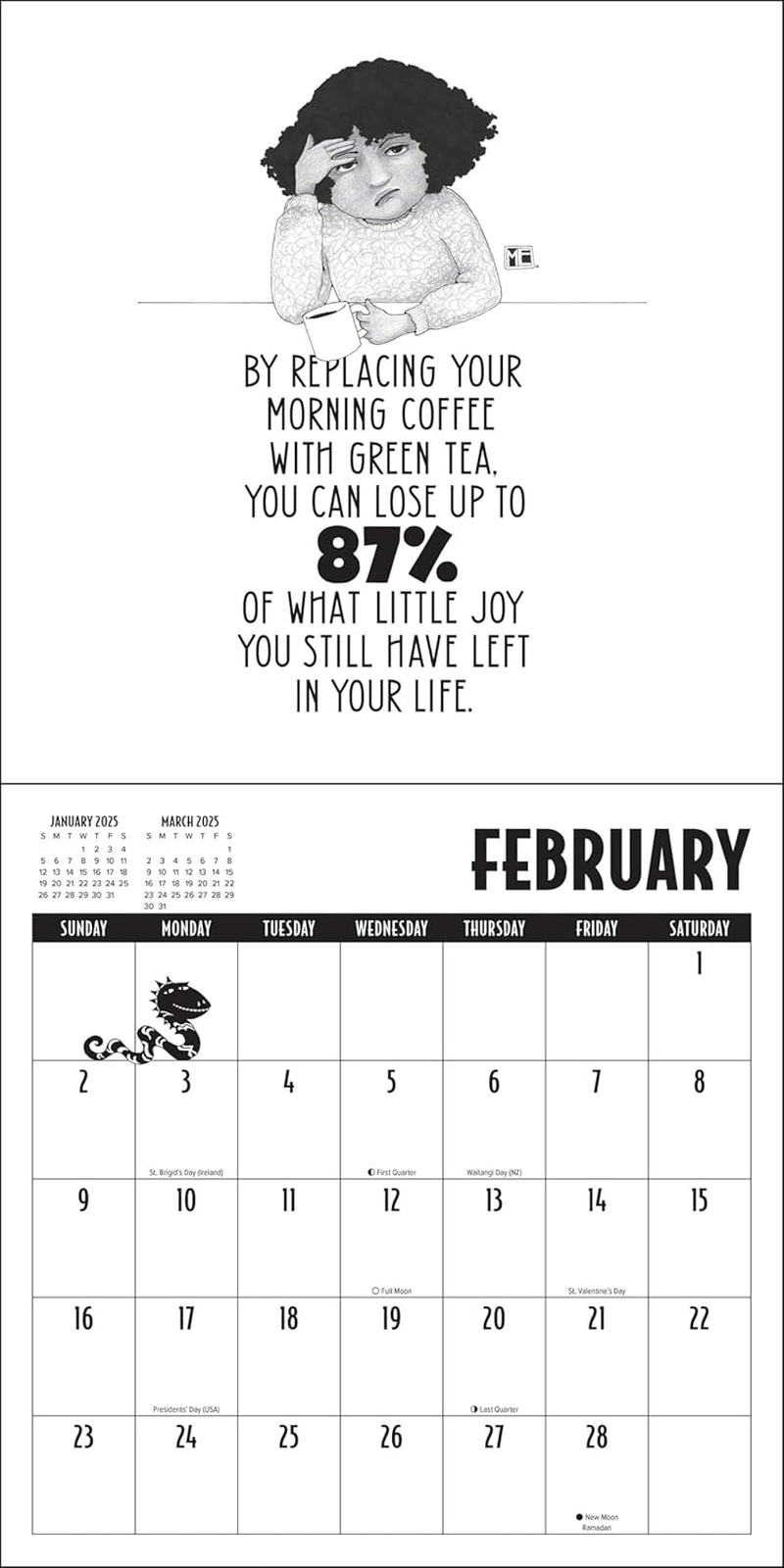 Mary Engeldark 2025 Wall Calendar