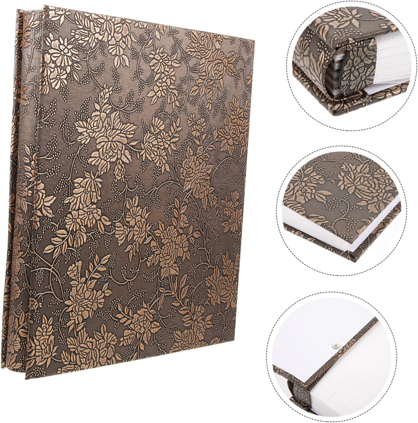 Cabilock Vintage Photo Album for Family Memories Handmade Picture Storage Book for Special Occasions Design Photo Capacity for Weddings and Collectible Keepsakes image number 5