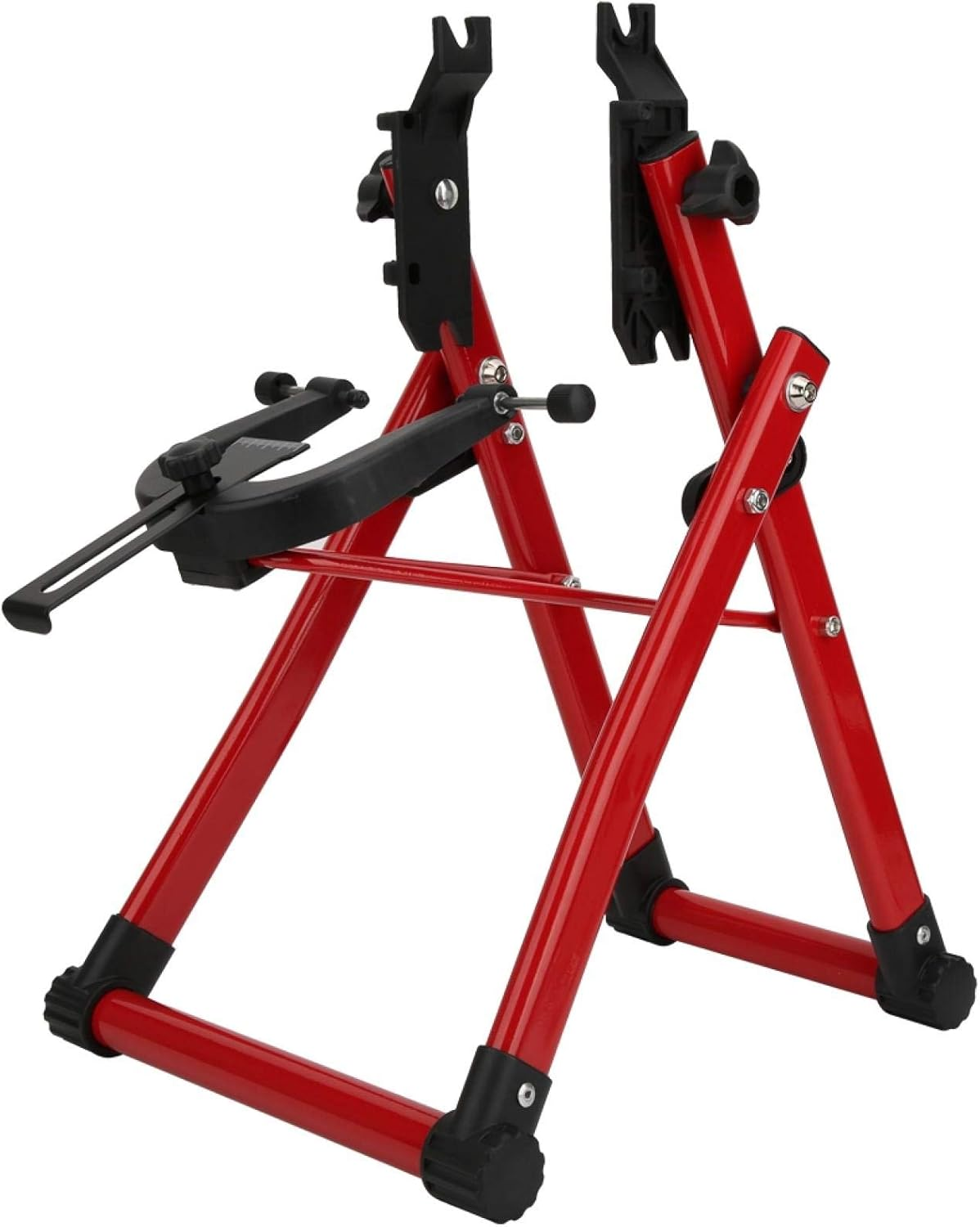 Bicycle Wheel Truing Stand, Aluminium Alloy Bike Wheel Truing Support Simple Compact Bike Repair Maintenance Supplies