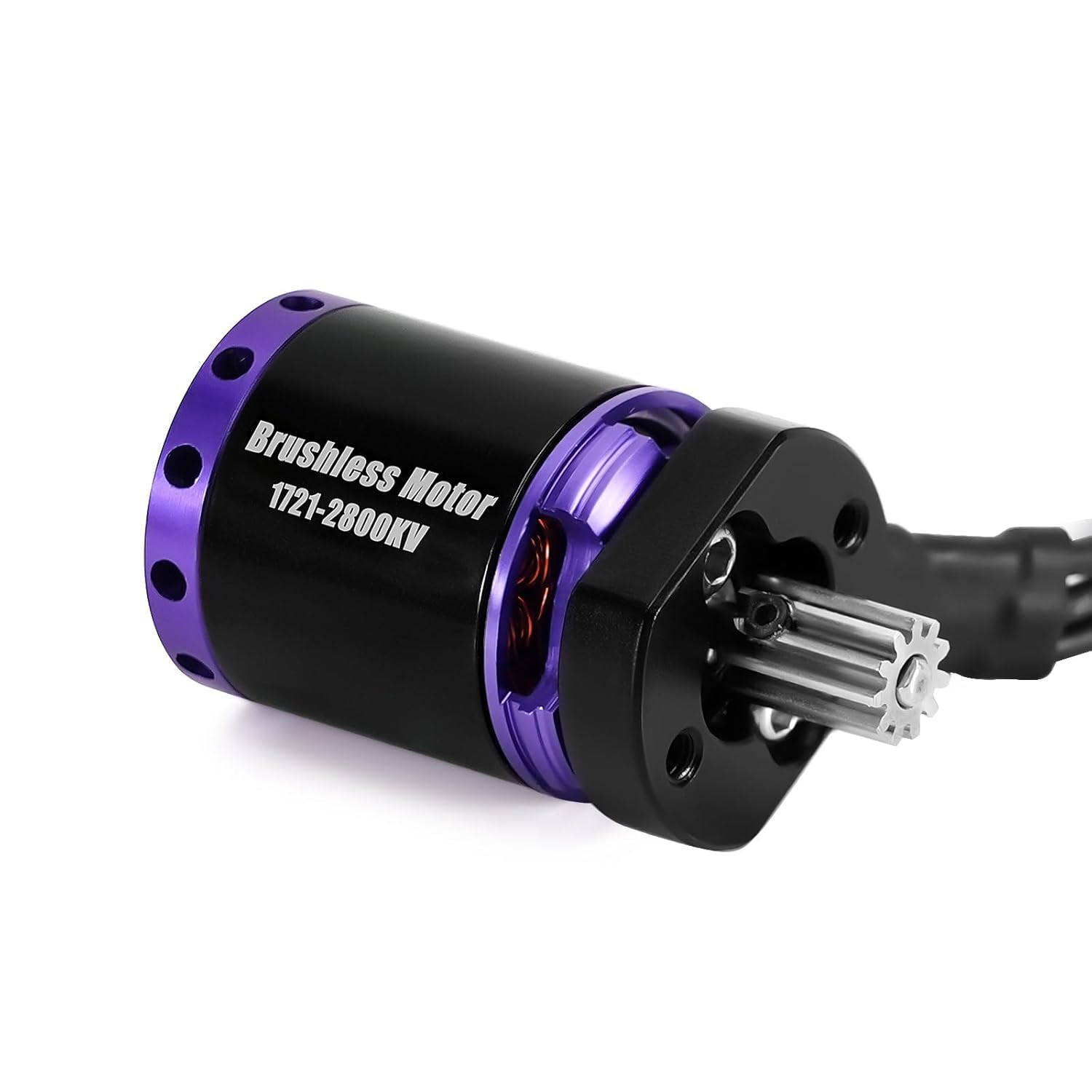 INJORA Stainless Steel 11T Motor Pinion for 1721 Purple Viper Brushless Motor(2Pcs) image number 6