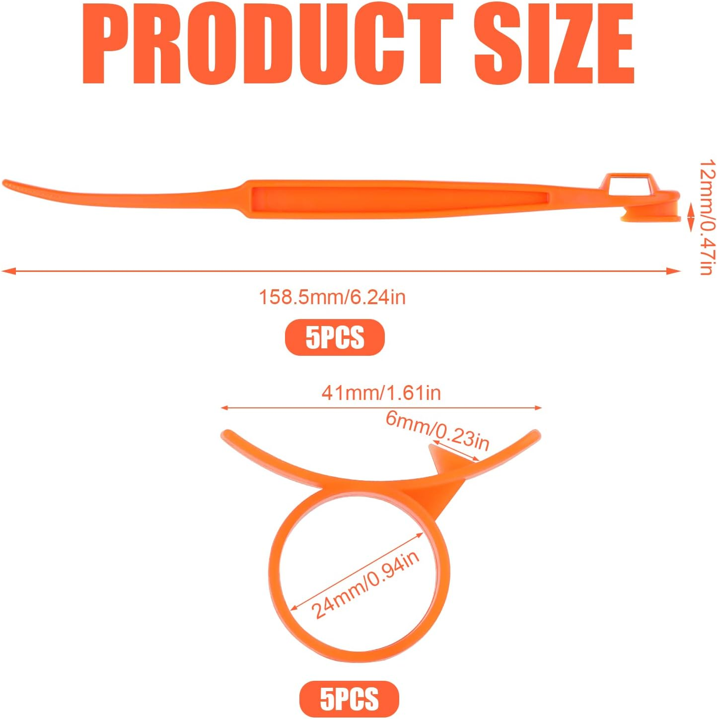 10Pcs Orange Peeler Tools Citrus Peel Cutter Plastic Fruit Slicer Easy Fruit Opener Kitchen Gadget for Oranges Avacados Lemon