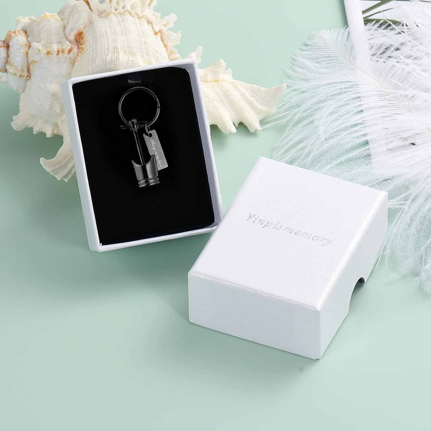 Yinplsmemory Dragonfly Urn Necklace for Ashes for Human/Pet Ashes Stainless Steel Hollow Memorial Locket Pendant Jar Keepsake Cremation Jewelry image number 5